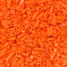 Miyuki quarter tila 5x1.2mm beads - Opaque orange QTL-406
